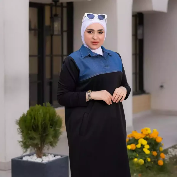 ⁦Robe 🖤 فستان تركي نسائي (ref 012)⁩ - الصورة ⁦2⁩