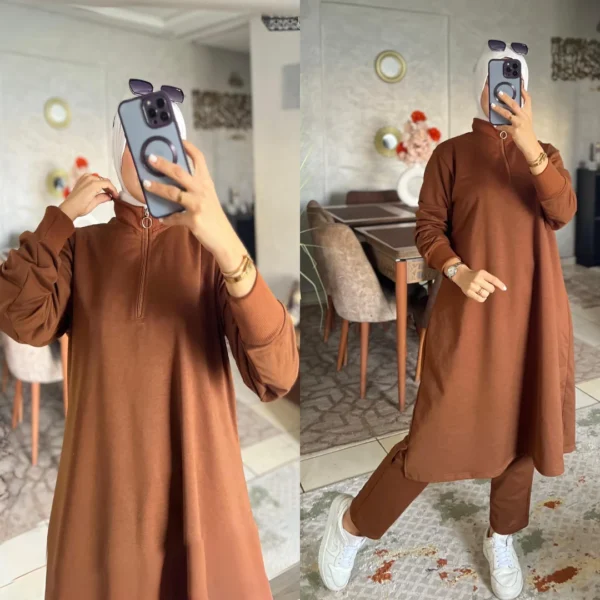 ⁦طقم الأناقة شتاء 2 قطع (ref-004)⁩ - الصورة ⁦2⁩