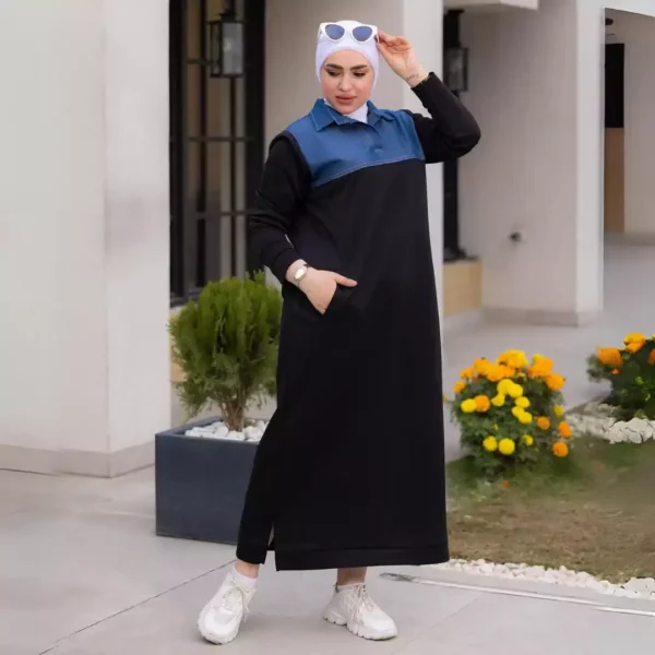 ⁦Robe 🖤 فستان تركي نسائي (ref 012)⁩ - الصورة ⁦3⁩