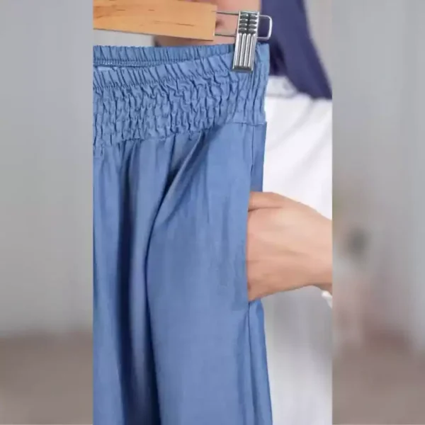 ⁦Pantalon Palazzo 🖤 (ref 047)⁩ - الصورة ⁦4⁩