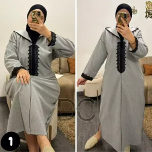 جلابة مخزنية بثوب دافئ (ref 061)